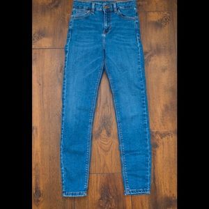 TOPSHOP MOTO High Waist Denim Jeans
